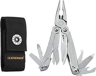 Leatherman Wingman Multi-Tool - 14 Tools with All-Features, Stainless Steel, With Nylon Sheath