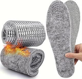 Thermal Insoles Insulating Shoe Insole for Women Men Boots Heating Thick Foil Foam Comfort Cushion Winter Boot Warm Shoes Insert Pads Inner Soles Insulated Trainer Inserts Reusable Footbeds (1 Pair)