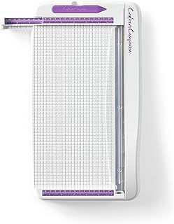 Crafter's Companion Guillotine/Trimmer for Paper and Card Crafting Projects-Large, White