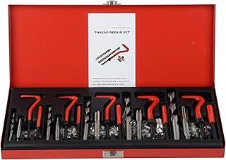 151pcs Thread Repair Kit Helicoil Insert Sleeves Metric M5 M6 M8 M10 M12 Stainless Steel Tap Drill