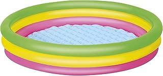 Bestway Summer Set Paddling Pool | Swimming Pool Toys, Water Pool Toys, Inflatable Baby, Kids Pool for Outdoors, Multiple Sizes, 60 Inch