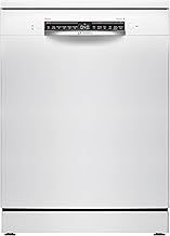 Bosch SMS4EKW06G Series 4, Free-Standing Dishwasher 60 cm, B Energy Rated, 13 Place Settings, 9 Litre, ExtraDry, Rackmatic Adjustable Basket, Silence Plus 42dB, White