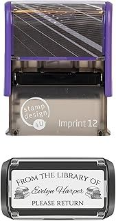Personalised Library Book Stamp Custom Stamp - from The Library of Stamp