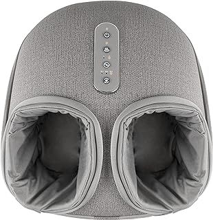 Medcursor Foot Massager Machine with Heat, Deep Kneading Massager, Delivers Relief for Tired Muscles and Plantar, Multi-Level Settings & Adjustable Intensity for Home or Office Use