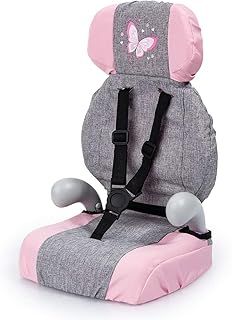 Doll's car, booster seat, doll accessories
