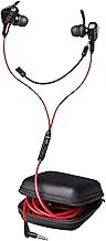 Trust Gaming GXT 408 Cobra Multiplatform Gaming In-Ear Earphones, Headphones with Mic, with Flexible Rubber Ear Hooks, Hard Case, Earphones for PC, Console, Laptop, Phone and Tablet - Black