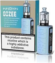 INNOKIN GOZEE Vaping Kit, Compact Design, Improved Battery Life, Advanced Features, 2mL Capacity, GO Z Tank, E Cigarette, E Cig, Starter Kit, No Nicotine (Blue)