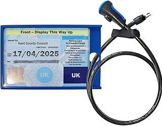Blue Badge Disabled Holder Guard Parking Security Anti Theft Lock Wallet Purse