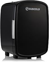 Subcold Luxe9 Mini Fridge | 9L Portable Thermoelectric AC Power Cooler | Quiet for Bedrooms, Offices, Beauty, Skincare & Cosmetics (Black)