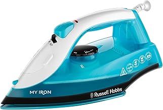 Russell Hobbs My Iron Steam Iron, Ceramic Soleplate, 260ml Water Tank, 120g steam shot, 28g continuous steam, Self-Clean Function, 2m Cord, Vertical and variable steam, 1800W, 25580