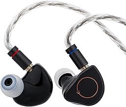 Linsoul SIMGOT SuperMix 4 1DD+1BA+1Planar+1PZT Hybrid Drivers Earphones, HiFi In Ear Monitor IEM, Wired Gaming Earbuds with OFC Silver-Plated Cable for Musician Audiophile
