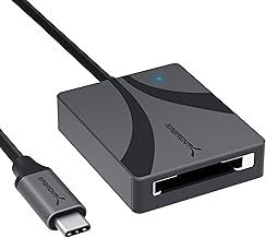 SABRENT CF Express Type B Card Reader, Fast 10Gbps Memory Card Reader, USB Type C 3.2x2 Card Slot Adapter, Compatible with Windows Mac Linux Android iOS, Plug & Play (CR-CFXB)