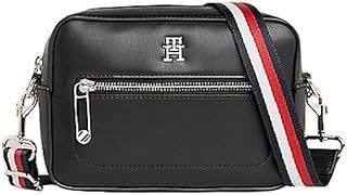 Tommy Hilfiger Women's Iconic Tommy Camera Bag Corp Aw0aw15864 Crossovers, One Size