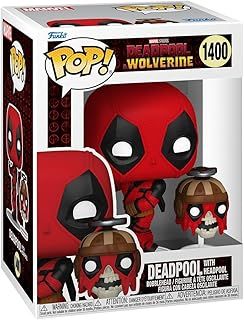 Funko Pop! & Buddy: Deadpool & Wolverine - Deadpool with Headpool - Collectable Vinyl Figure - Gift Idea - Official Merchandise - Toys for Kids & Adults - Model Figure for Collectors and Display