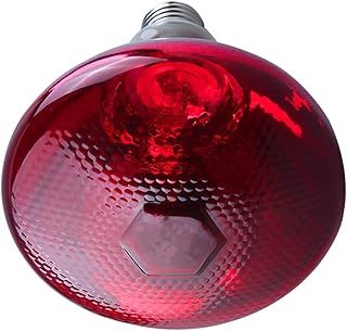 200W Thickened Infrared Heat Lamp Bulb for Puppies Reptiles Chicks Tortoise Poultry Dog, Puppy Reptile Heat Lamp, Chicken Basking Bulb Red