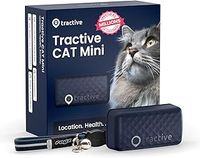 Tractive – Collier GPS chat Mini | Leader du marché | Localisation en temps réel | Historique | Alertes de santé | Moniteur d'activité | Collier inclus