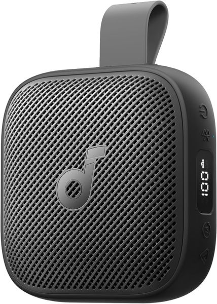 soundcore Boom Go 3i Portable Bluetooth Speaker by Anker, 24H Playtime, 15W Punchy Sound, Emergency Charging, Powerful BassUp 2.0, Bluetooth 6.0, IP68 Waterproof for Hiking/Cycling/Camping (Black)