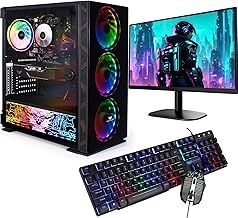 Budget Gaming PC 22” Bundle Intel Core i5-8GB RAM - 500GB HDD – GT 710 2GB NeonZilla ARGB Gaming Case - WINDOWS 10
