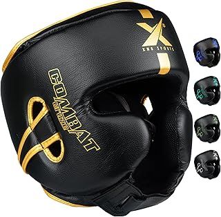 XN8 Head Guard MMA Boxing Training Martial Arts Kick Face Fight, Headgear Protection Guard Sparring Helmet Headguard Muay Thai, Kickboxing, Karate, BJJ, Taekwondo, Fighting
