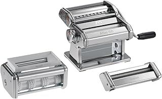 Marcato Atlas 150 Pasta Machine Set + Included Accessories, Pasta Maker, Made in Italy, Pasta Roller for Handmade Fresh Pasta, for Lasagna, Fettuccine, Tagliolini, Ravioli, Spaghetti. Model: Pastaset