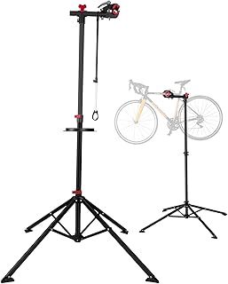 Bike Repair Stand Home Folding Bicycle Mechanics Maintenance Workstand Portable Height Adjustable 360° Rotatable
