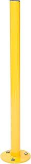 Car Park Post - Yellow Fixed Parking Security Bollard - The Workplace Depot