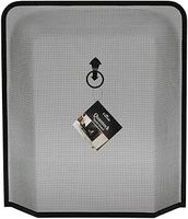 JVL Quantock Spark Fire Guard Surround Screen, Black