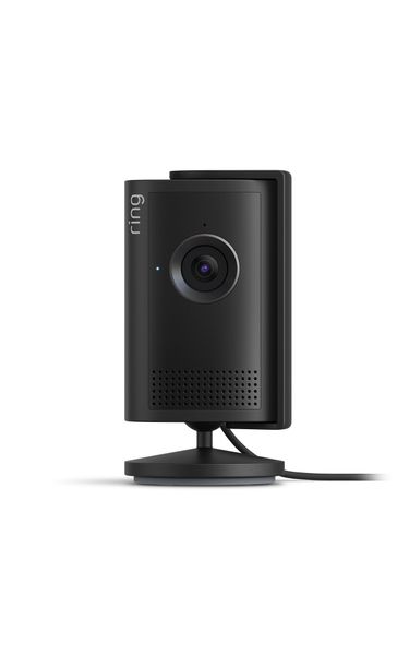 Ring Indoor Camera Plus — Home or Business Security (newest gen), Plug-In, Retinal 2K, 4x Enhanced Zoom, Low-Light Sight, Manual Lens Cover, 30-day free trial of Ring Subscription Plan