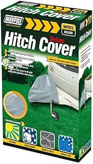 Maypole Deluxe Heavy Duty PVC Caravan Hitch Cover, Grey