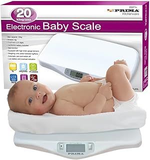 Electronic 20Kg Baby Scale - Suitable For Baby/Infant/Toddler Body Weighing, Also Used To Weigh Pets | Digital Scale Ideal For Bathrooms | Instant Newborn Baby Health Check