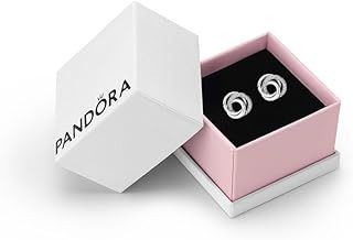 Pandora Moments Sterling Silver Family Always Encircled Stud Earrings
