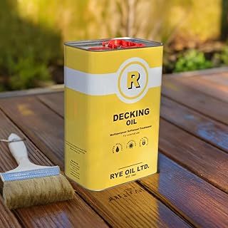 DECKING Oil 5L - SOFTWOOD Treatment - Clear - in TIN