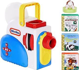 Little Tikes Story Dream Machine Storytime Starter Set, Books, Little Golden Book, Audio Playback, The Poky Little Puprit Character, Night Light, Toy Gift for Kids