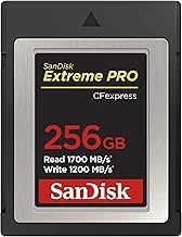 SanDisk Extreme PRO Cfexpress Card Type B, 256GB, Up To 1700MB/S, for RAW 4K Video
