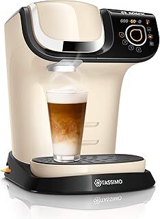 Tassimo My Way 2 Tassimo Tas6507 Coffee Machine with Water Filter, Over 70 Drinks, Personalisation, Fully Automatic, Easy Preparation, 1,500 Watt, 1.3 Litres, Cream