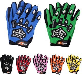 Zorax Red (L - 7cm) Child Kids MX Motocross Gloves Children Dirty Bike Quad Motorcycle Motorbike Gloves