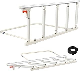 Hlieeosfcn Bed Rails for Elderly Adults,Foldable Bed Rail for Elderly Adults,Bed Assist Rail for Seniors,Safety Side Protector for Elderly People,Fall Protection,Bed Rail for Disabled,Senior(118x45CM)