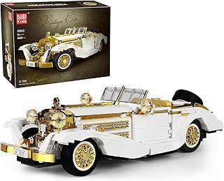 Mould King 10003 Technology Classic Car Model, 868 Pcs Retro Sports Car Building Kit for Kids Age 8+ (Static Version) (WX10003)