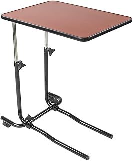 NRS Healthcare M01278 Overbed and Chair Table - Divan Style, Tilting and Adjustable