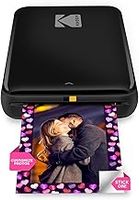 KODAK Step Instant Smartphone Photo Printer - Portable Mini Color Wireless Mobile Printer - Zink 2x3 Inch Sticky-Back Photos - Bluetooth Compatible with iOS & Android Devices - Fun Editing App - Black