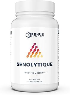 RENUE By Science Senolytique (Senolytic) Liposomal Supplement (Quercetin, Fisetin, Spermidine) - Bioavailable Formula for Increased Absorption - 60 Capsules