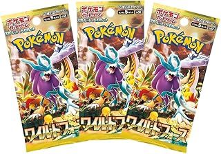 3 x Wild Force Japanese Pokemon Booster Packs | Scarlet & Violet Set | Pokémon Trading Cards in 3 Booster Packs | TCYM Authenticated | Pokemon TCG Pack | Japanese Temporal Forces