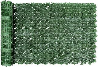 BlueEour Artificial Ivy Privacy Fence Screen, 3m x 1m Evergreen Leaf Decorative Fence, Artificial Ivy Leaf Hedge Fence Screen, UV Fade Protection for Wall Landscaping Balcony Garden Outdoor Decor