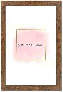 Alison Kingsgate A1 Rustic Oak Frame - Safe Perspex Front & Wall Mounting