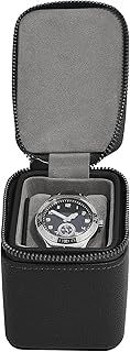 Stackers Pebble Black Small Zipped Watch Box
