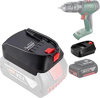 for Bosch 18V Li-Ion to Bosch GBA battery adapter, for Bosch 18V system lithium battery to Bosch 18V system lithium batteries, converter BOSB18C use with Bosch GBA cordless power tools…
