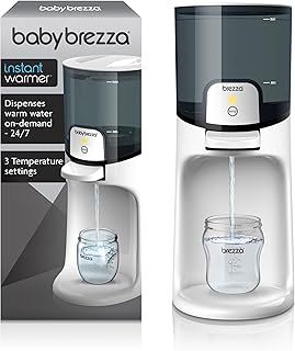 Baby Brezza Instant Warmer – Instantly Dispense Warm Water at Perfect Bottle Temperature - Traditional Replacement - Fast Formula Bottles 24/7 3 Temperatures, White, 1 Count (Pack of 1)