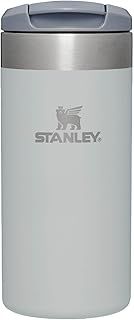 Stanley Aerolight Transit Travel Mug 0.35L - Keeps 4 Hours Hot - 6 Hours Cold - Dishwasher Safe - Leakproof - Car Cup Holder Compatible - Insulated Coffee Cup - Fog Metallic