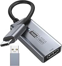 NEWHOPE video capture card, 4K HDMI to USB C 3.0 capture card, 1080P HD 60fps Live and Record Video Audio Grabber for Gaming, Streaming, Teaching, Video Conference