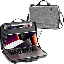 tomtoc Slim Hard Case for 13-inch New MacBook Air M4/M3/M2/M1 (2025-2018) A3113 A2681 A2337, 13-inch MacBook Pro M2/A2686 M1/A2338 2022-2016, Organized Protective Shoulder Bag with Tablet Pocket